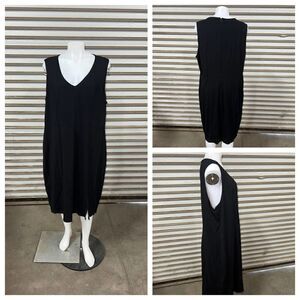 Lane Bryant sheath casual career black with slits